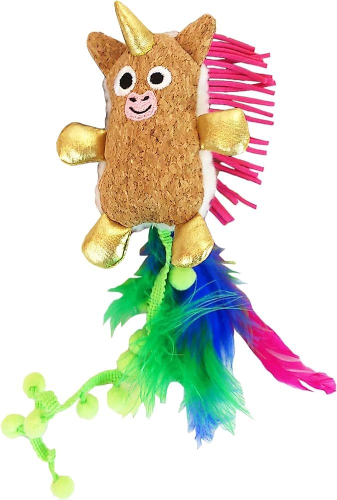 MadCat Prancing Pom Unicorn Catnip Cat Toy