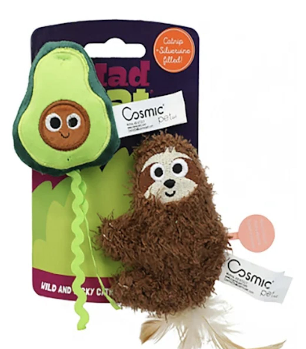 MadCat Sloth-O-Cado Catnip Cat Toy