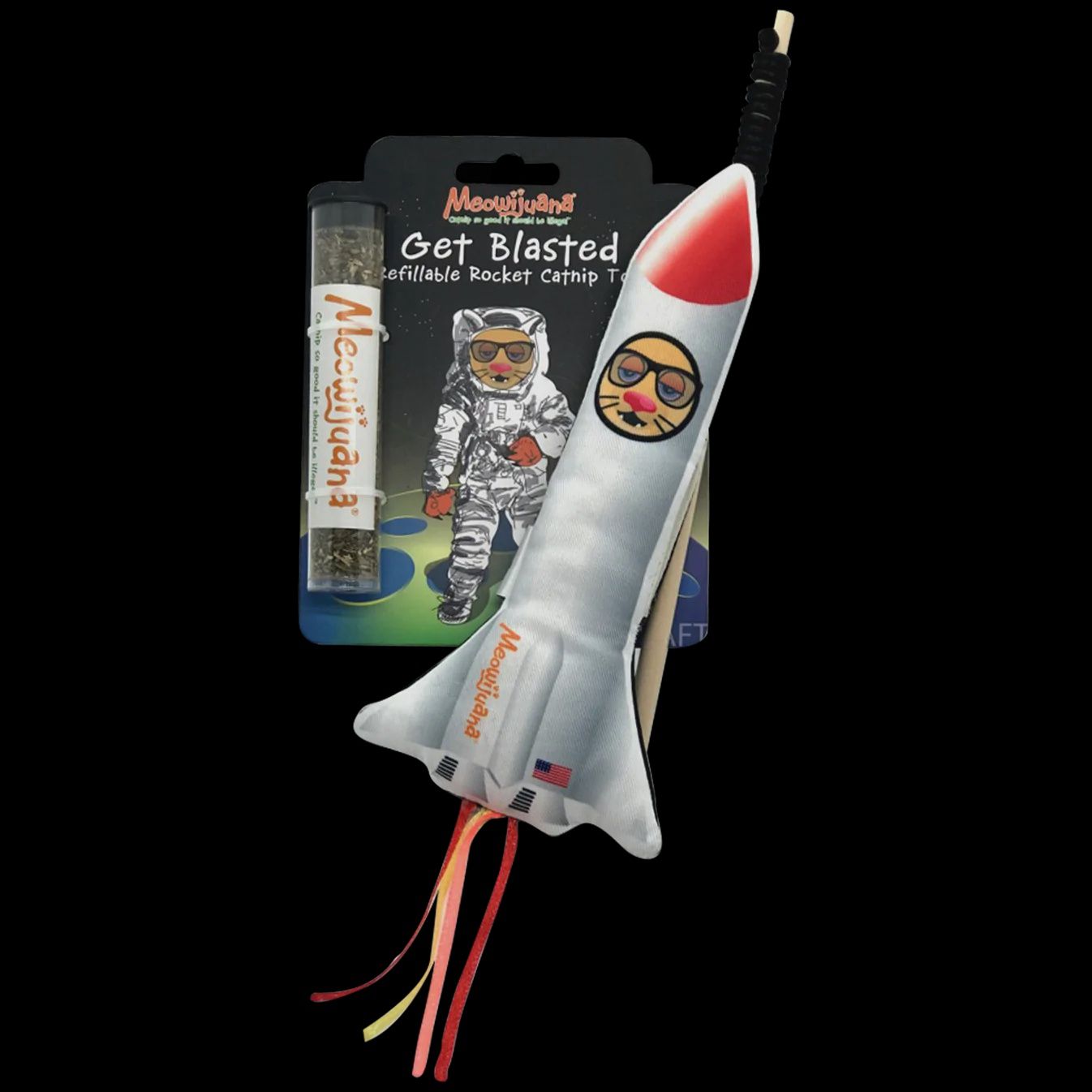 Meowijuana Get Blasted Refillable Catnip Cat Toy