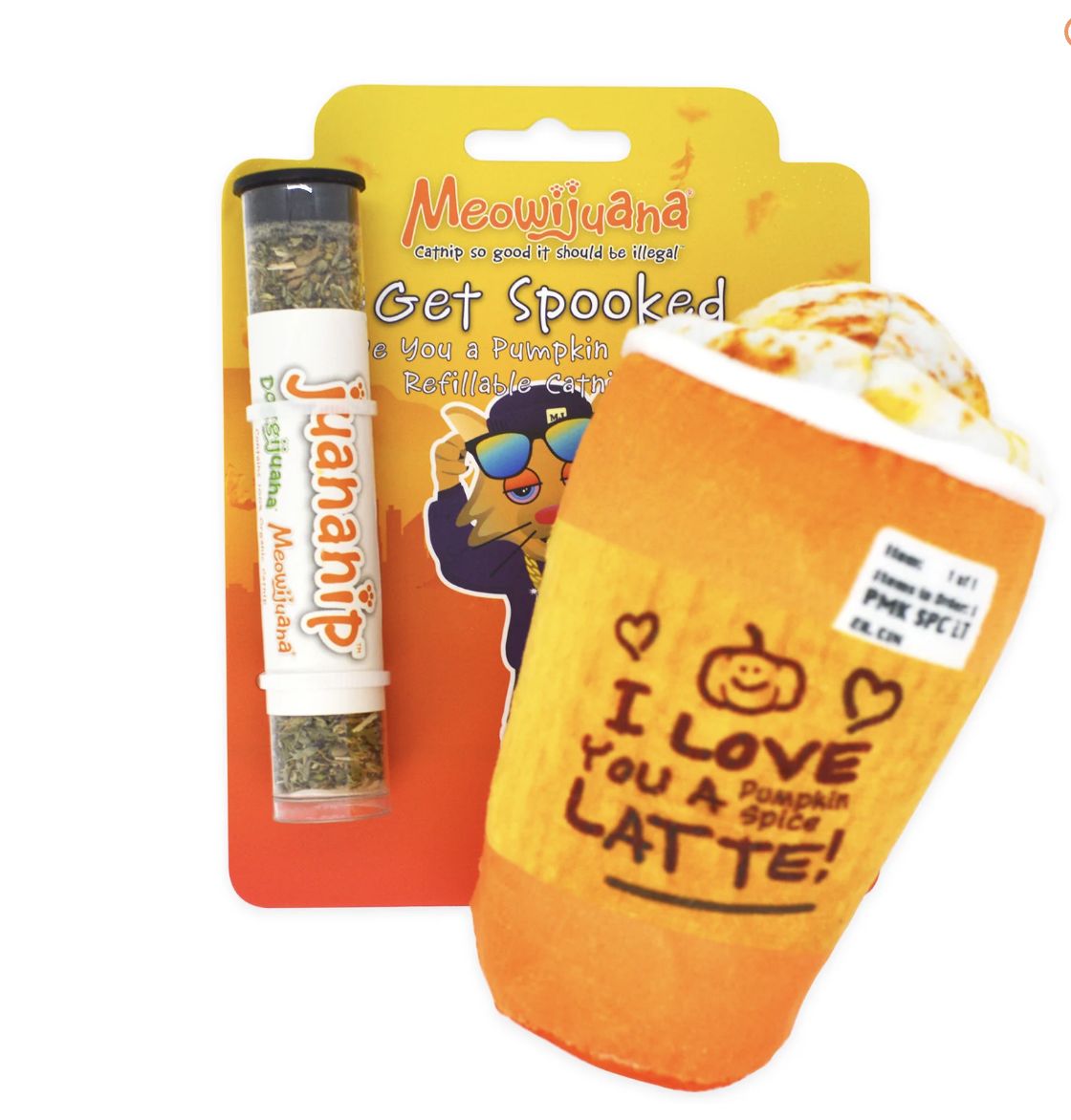 Meowijuana Pumpkin Spice Latte Toy
