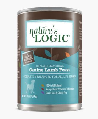 Nature&#39;s Logic Lamb Feast Canned Dog Food 13.2oz