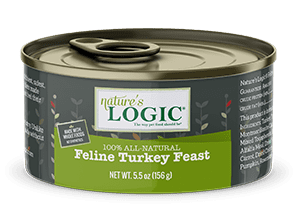 Nature&#39;s Logic Turkey Feast Canned Cat Food 5.5oz