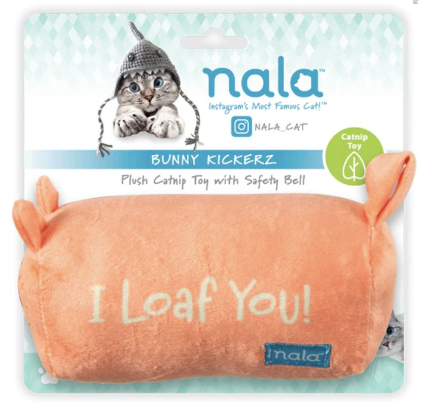 Nala Cat  Bunny Kickers I Loaf You Toy