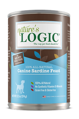 Nature&#39;s Logic Sardine Feast Canned Dog Food 13.2oz