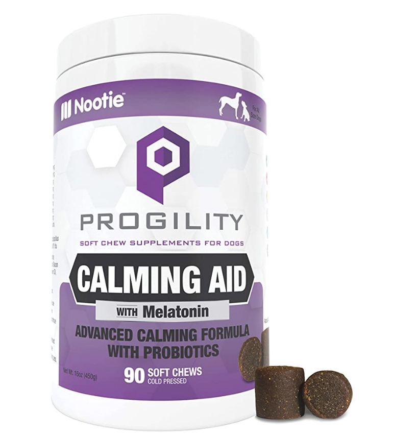 Nootie Progility Calming Aid with Melatonin Soft Chews 90 Count