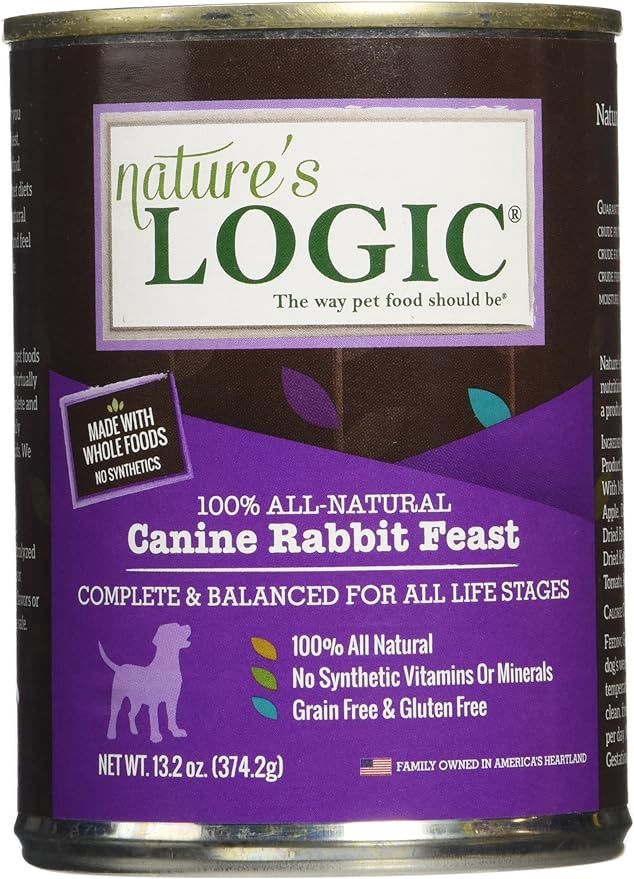 Natures Logic Canine Rabbit Feast 13oz