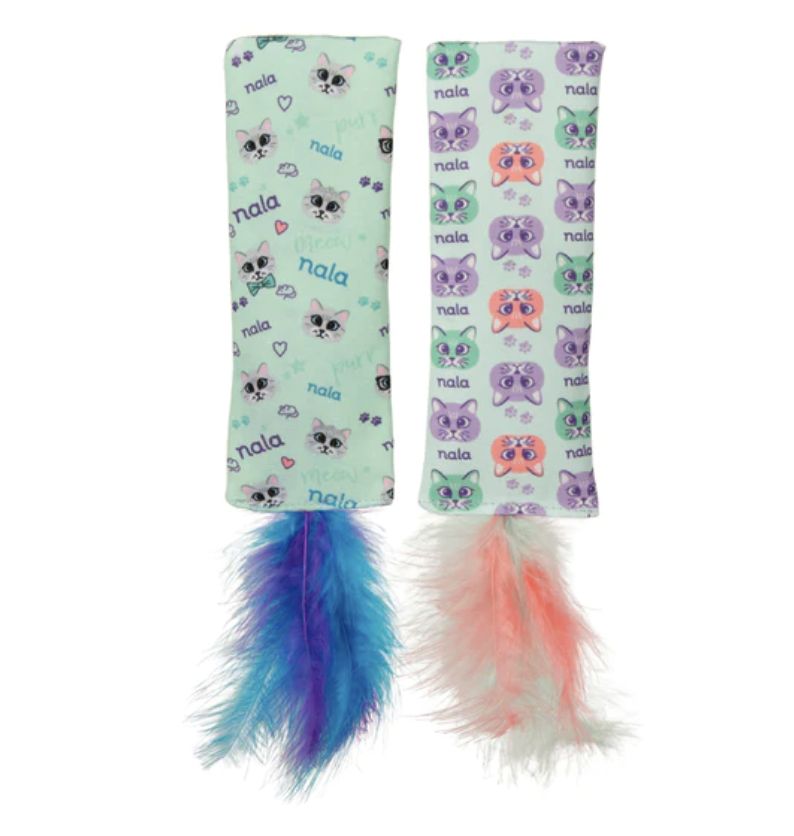 Nala Cat Bunny Kickerz Toy with Catnip - 2pk