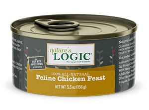 Nature&#39;s Logic Chicken Feast Canned Cat Food 5.5oz