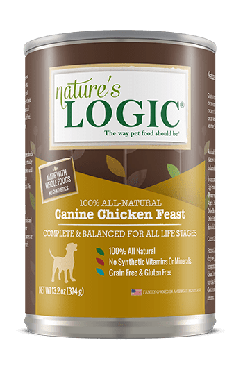 Nature&#39;s Logic Chicken Feast Canned Dog Food 13.2oz