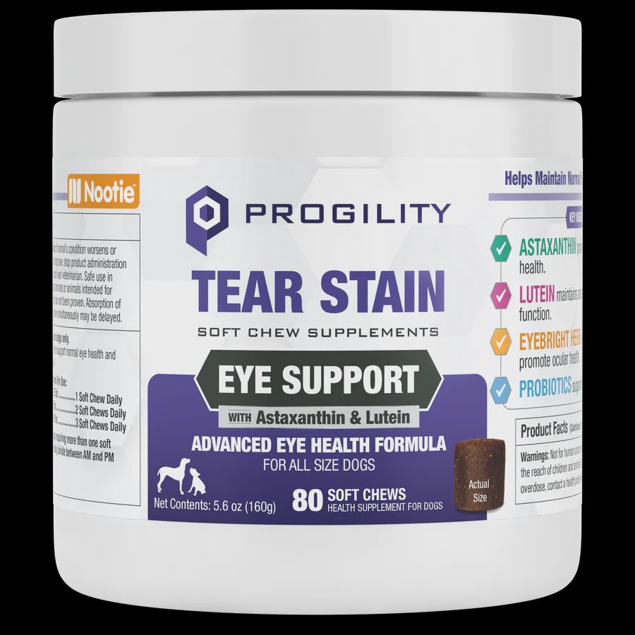 Nootie Progility Tear Stain Eye Support Chews 80 Count