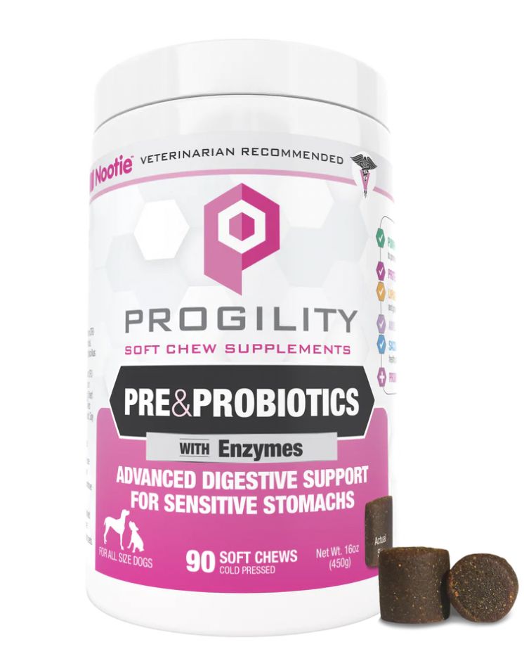 Nootie Progility Pre &amp; Probiotics Soft Chews 90 Count