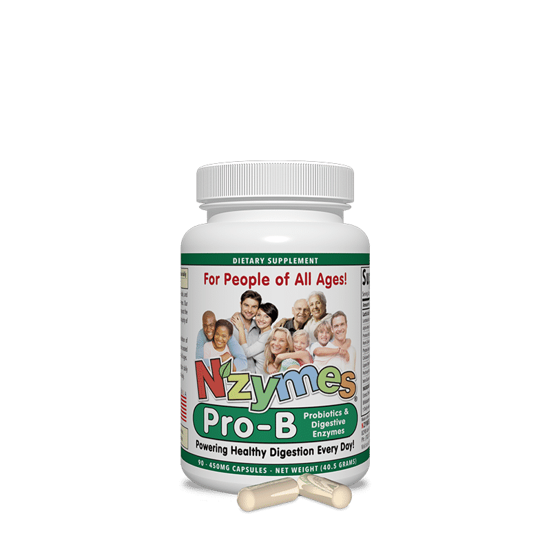 Nzymes Pro-B Probiotic &amp; Digestive Enzymes for People 90 Capsules