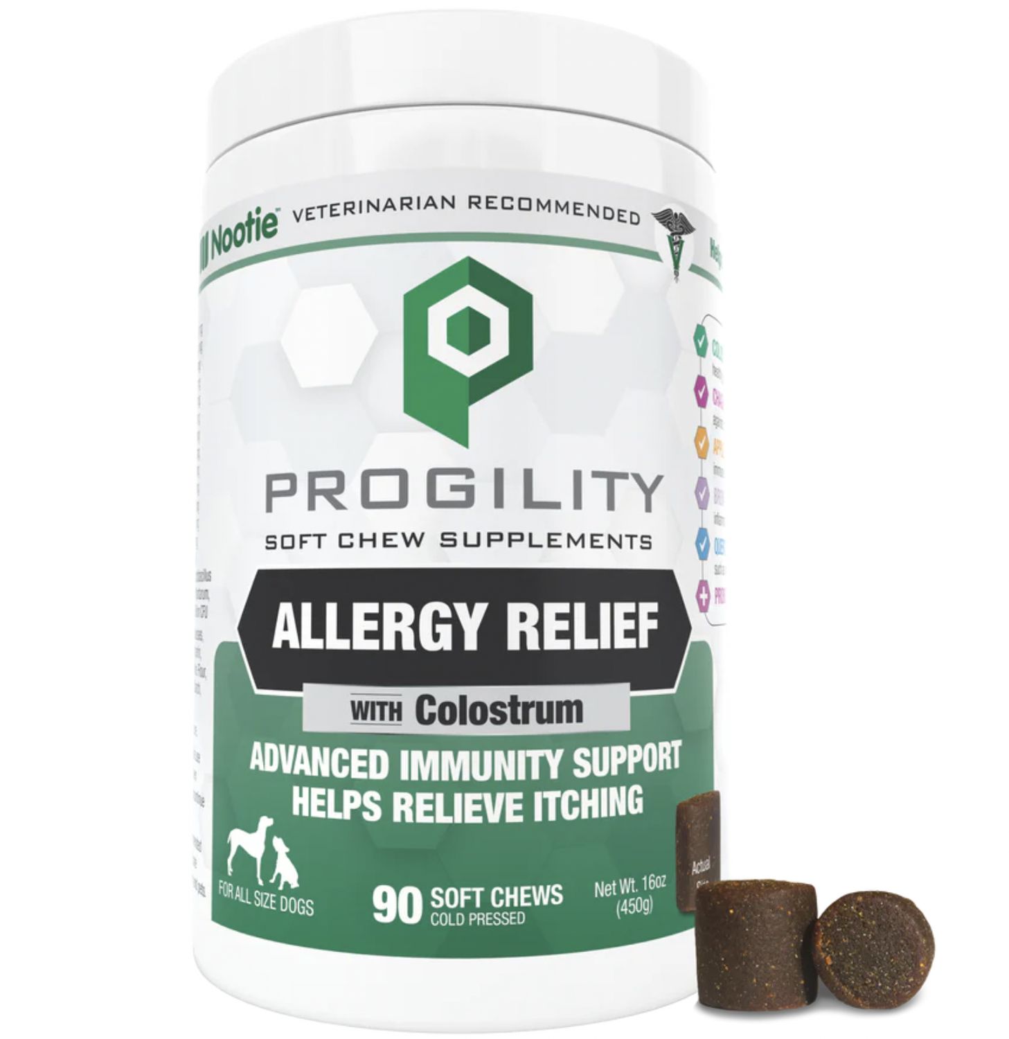 Nootie Progility Allergy Relief Soft Chews 90 Count