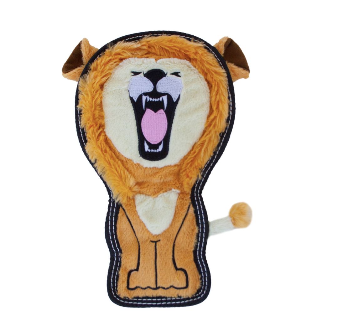 Outward Hound Tough Seamz Medium Lion Dog Toy