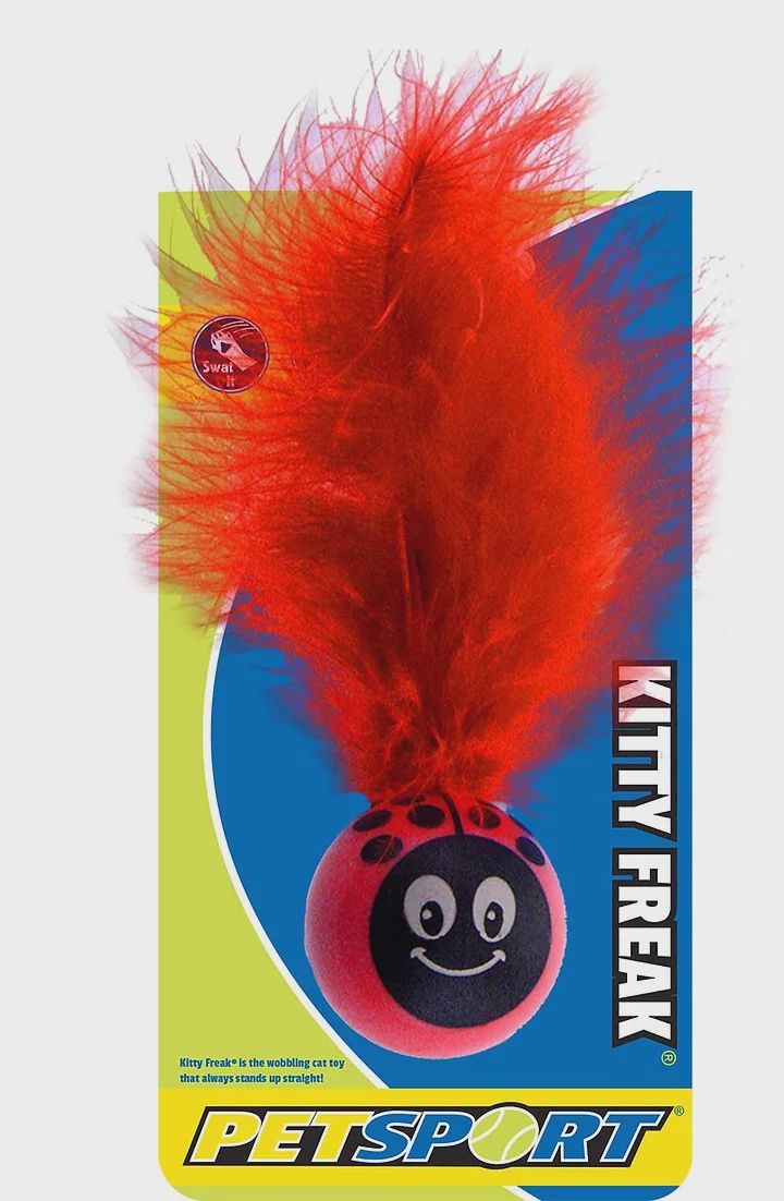 Petsport Kitty Freak Ladybug Wobbler Cat Toy