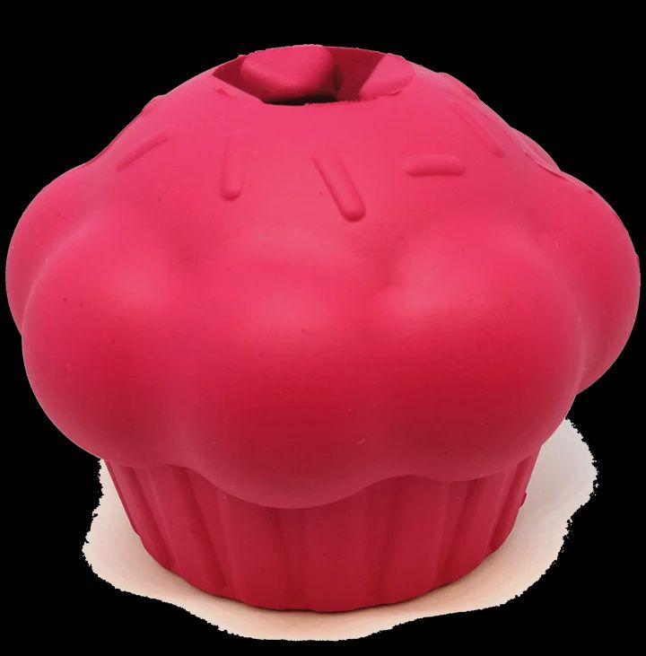 Sodapup Cupcake Durable Rubber Chew and Treat Dispenser Dog Toy