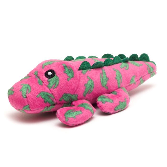 The Worthy Cat Crinkling Gator Toy with Catnip