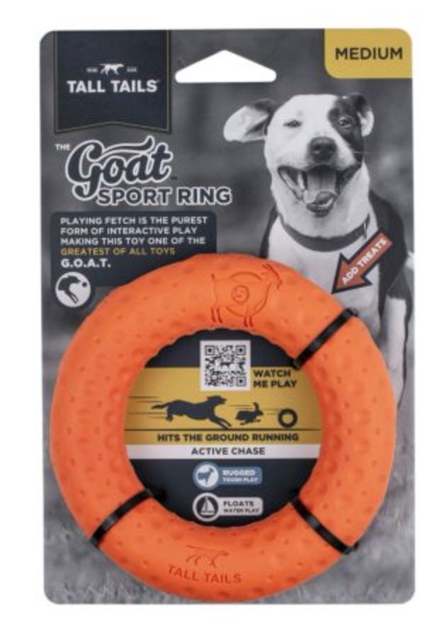 Tall Tails Goat Sports Ring- Medium 5&quot;