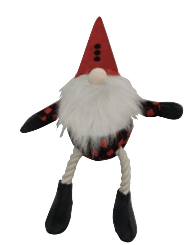 Tall Tails Rope Gnome Plush Dog Toy 13&quot;