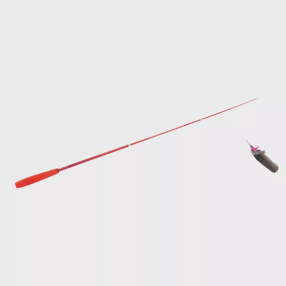 Telescoping Flying Feather Teaser Cat Toy