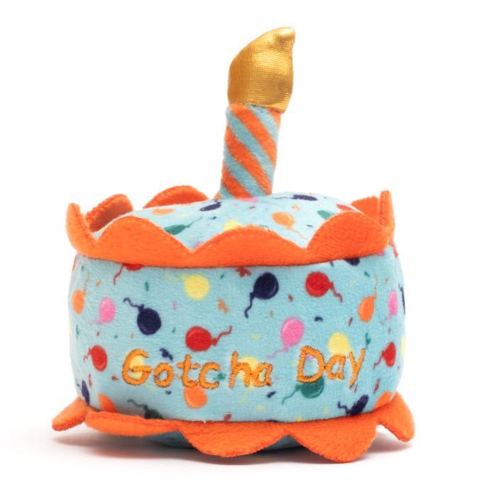 The Worthy Cat Crinkling Gotcha Day Toy with Catnip