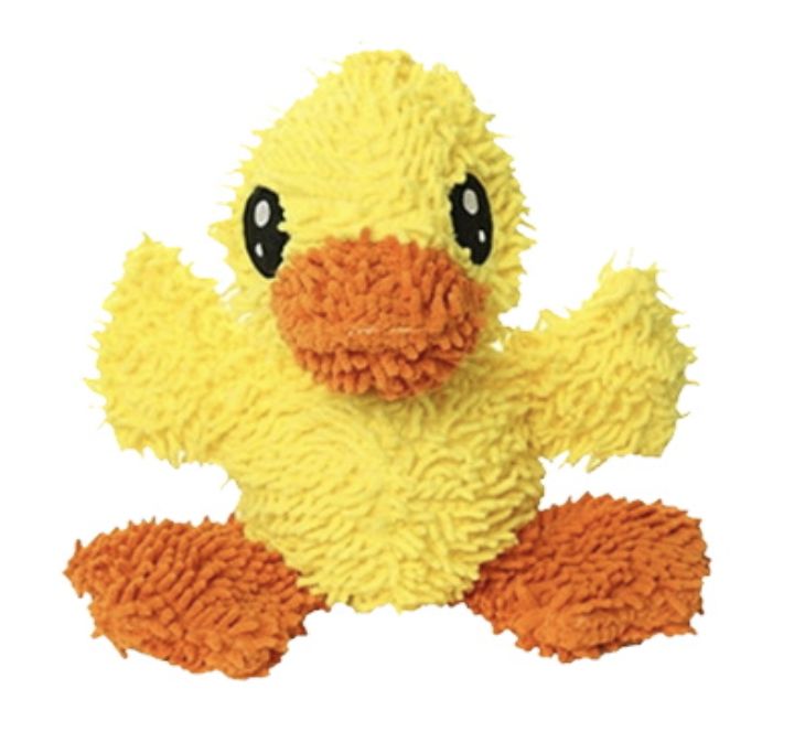 Tuffy Jr Mighty Microfiber Ball Duck Dog Toy