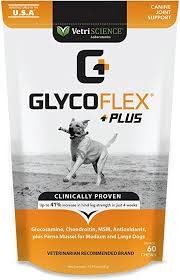 VetriScience Glycoflex +Plus Canine Joint Supplement 60 Soft Chews