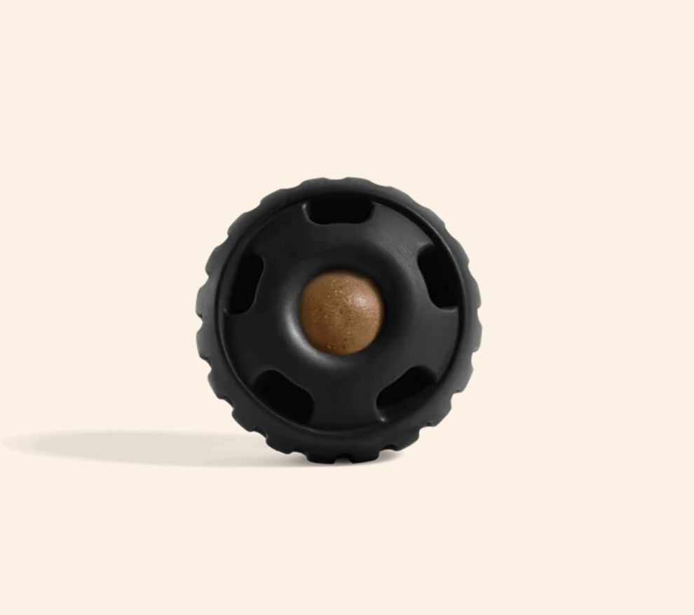 Woof Pupsicle Enrichment Dog Toy - Power Chewer Black,  Large