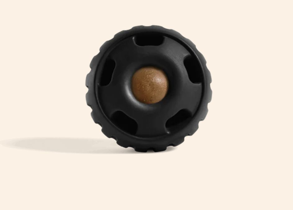 Woof Pupsicle Enrichment Dog Toy - Power Chewer Black,  XL