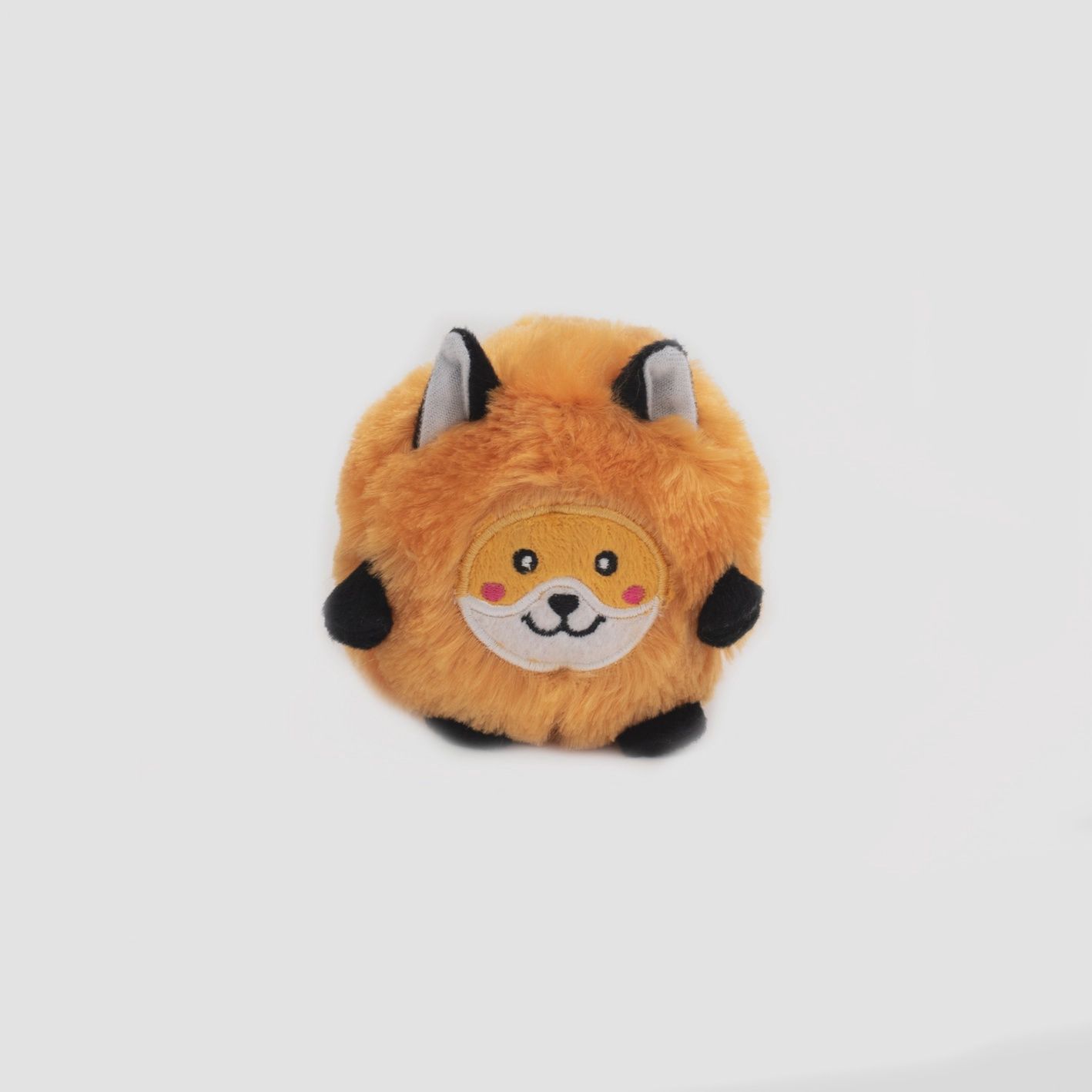 ZippyPaws Bushy Throw Fox Squeaky Dog Toy