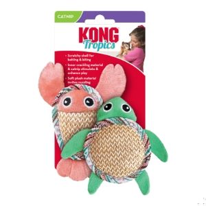 Kong Tropics Pals 2pk Cat Toy with Catnip
