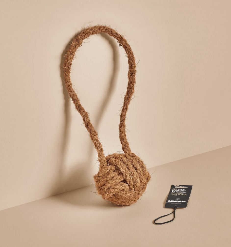 Canophera Large Dog Coconut Rope Ball