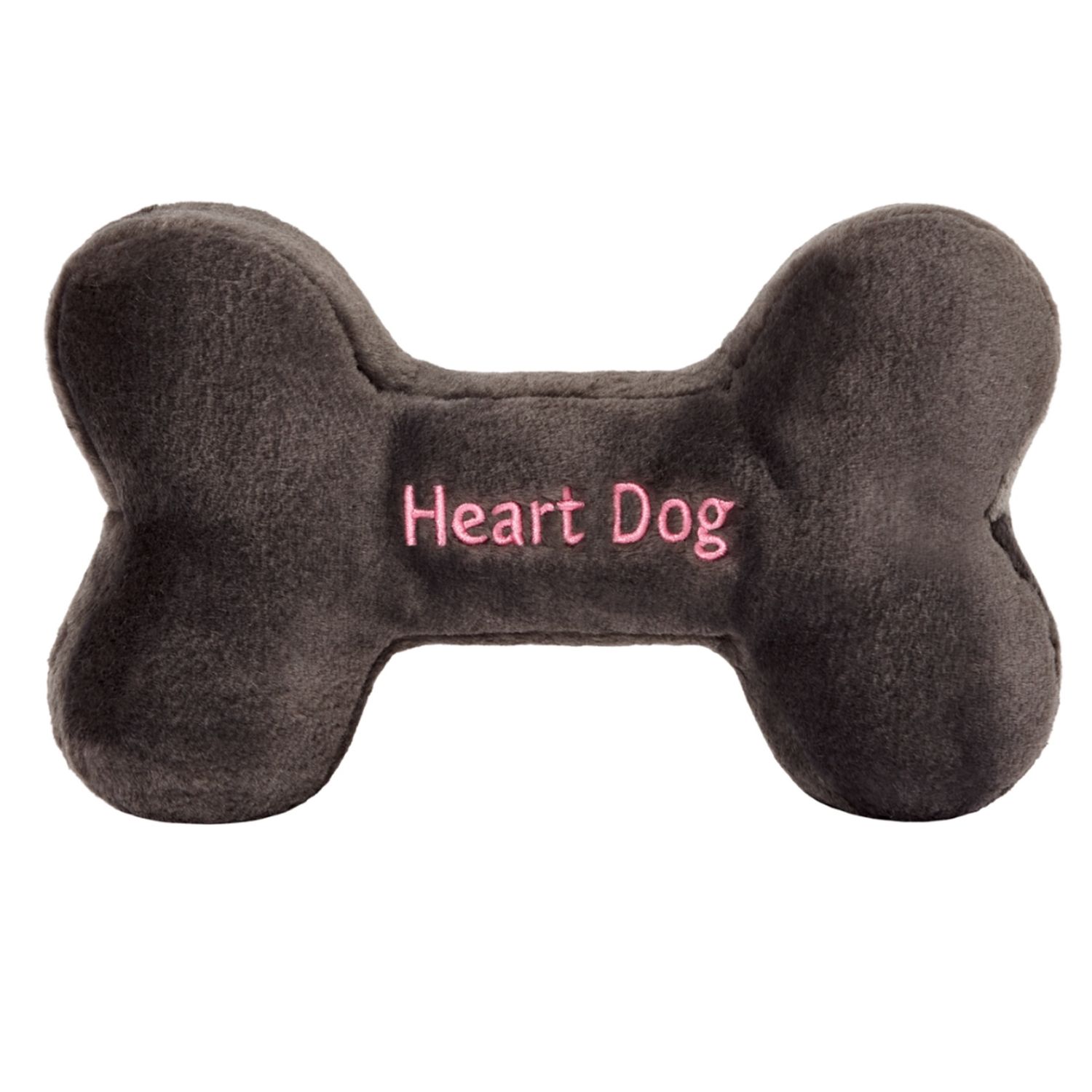 Fluff &amp; Tuff Heart Dog Bone Dog Toy