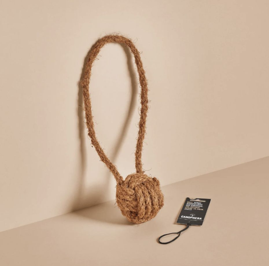 Canophera Medium Dog Coconut Rope Ball