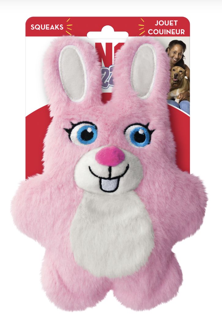 KONG Sm Snuzzle Kiddo Bunny Plush Dog Toy