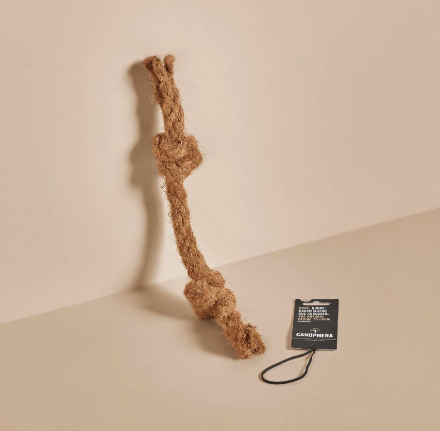 Canophera Large Dog Coconut Rope Bone