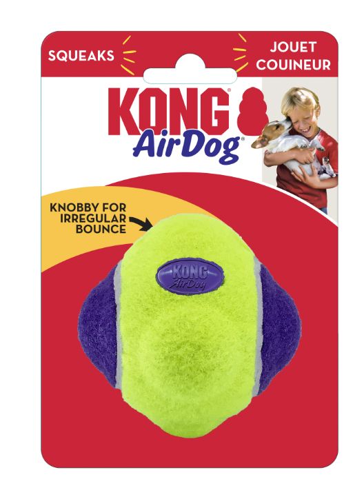 KONG Air Dog Medium Squeaky Knobby Ball