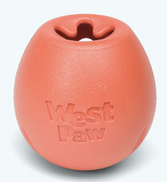 West Paw Rumbl Treat Toy Large- Melon