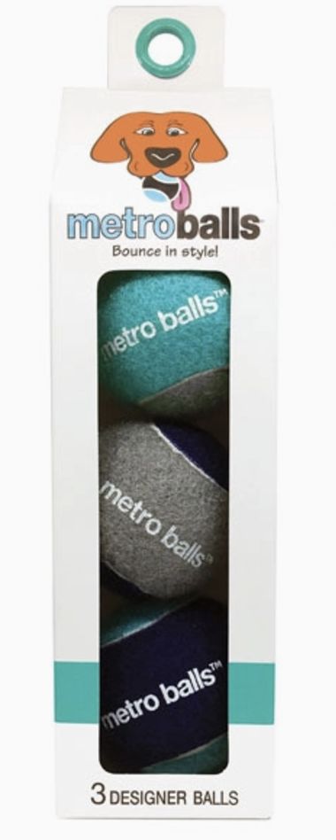Metroballs- 3pk- Blue