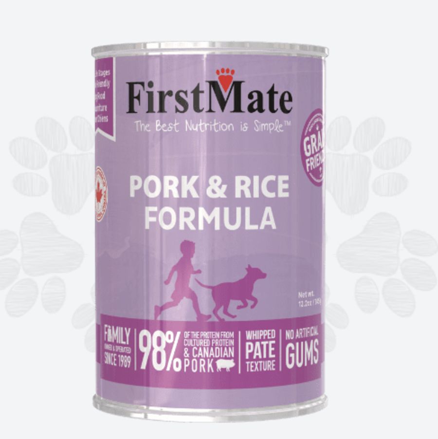 FirstMate Pork &amp; Rice Formula Canned Dog Food 12.02 oz