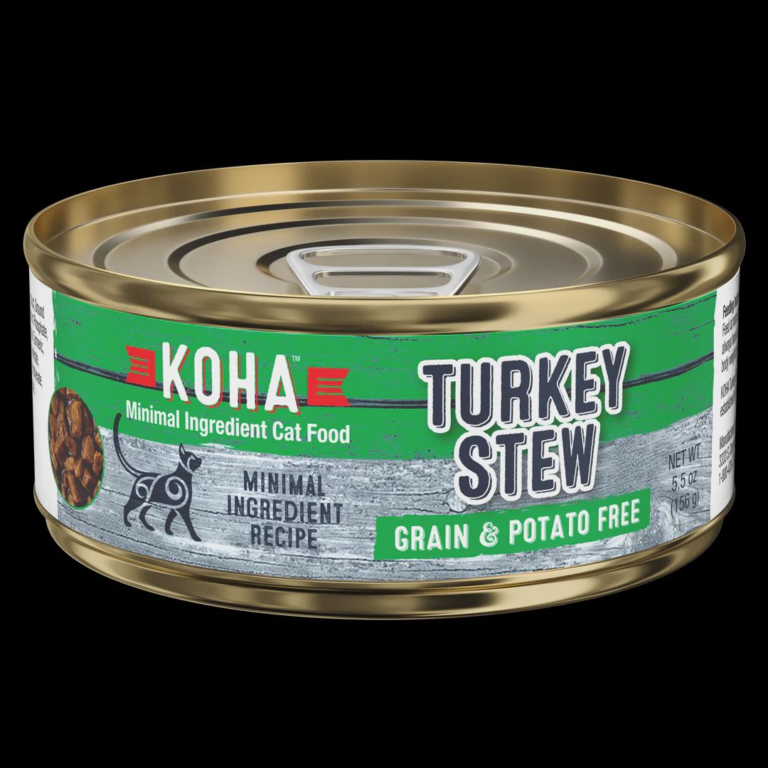 Koha Turkey Stew Canned Cat Food 5.5oz