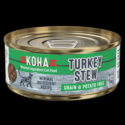 Koha Turkey Stew Canned Cat Food 5.5oz