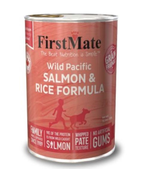 FirstMate Salmon &amp; Rice Formula Canned Dog Food 12.2oz