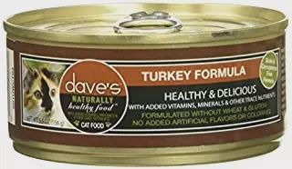 Dave&#39;s Canned Cat Food Turkey Formula 5.5oz