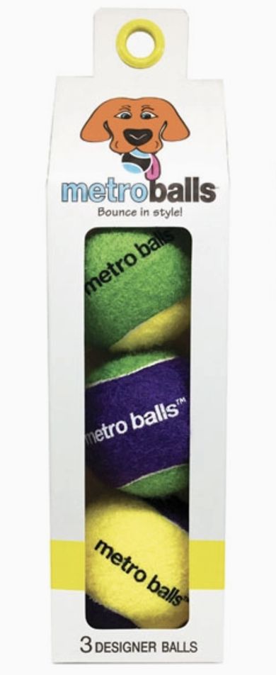 Metroballs- 3 pk- Yellow