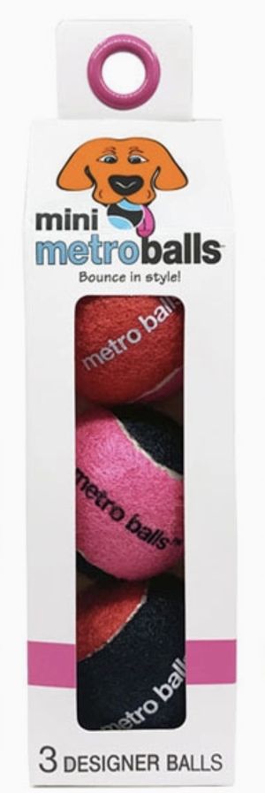 Mini Metroballs- 3pk- Pink