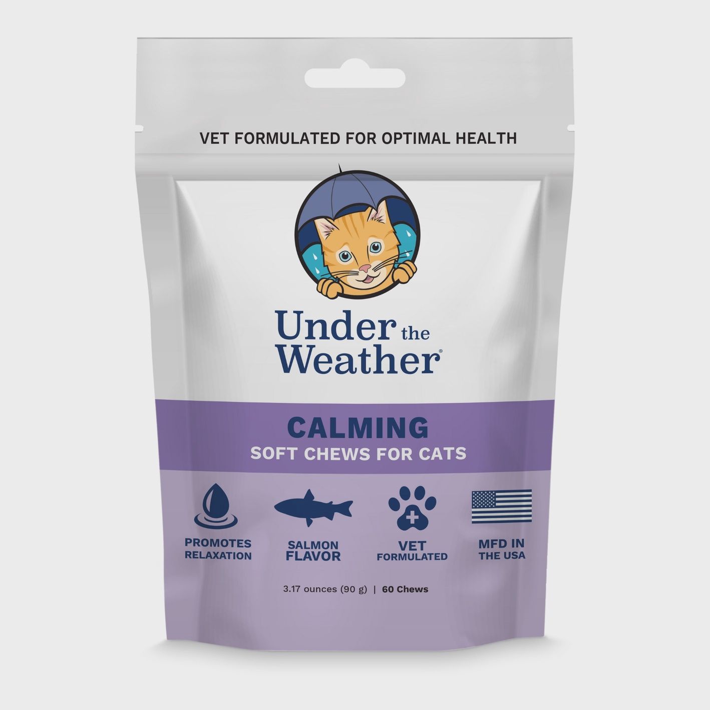 Under the Weather Calming Chews for Cats 60ct