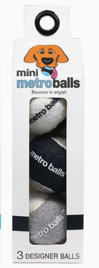 Mini Metroballs - 3pk- Black