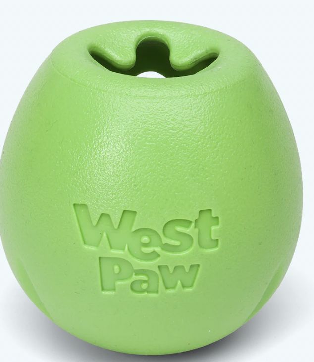 West Paw Rumbl Treat Toy Large- Jungle Green
