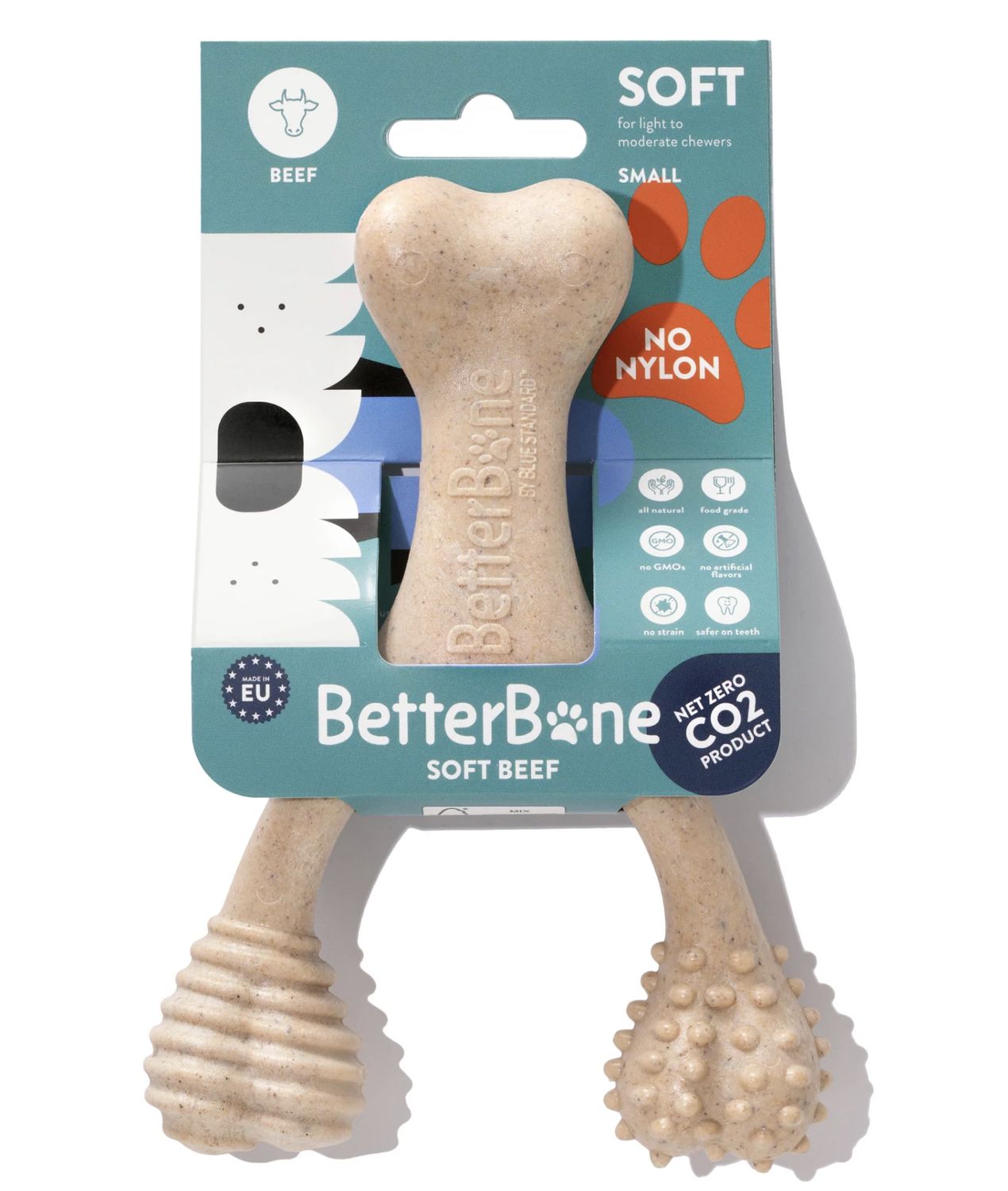 BetterBone Small Beef Flavored Chew Toy - Soft Density